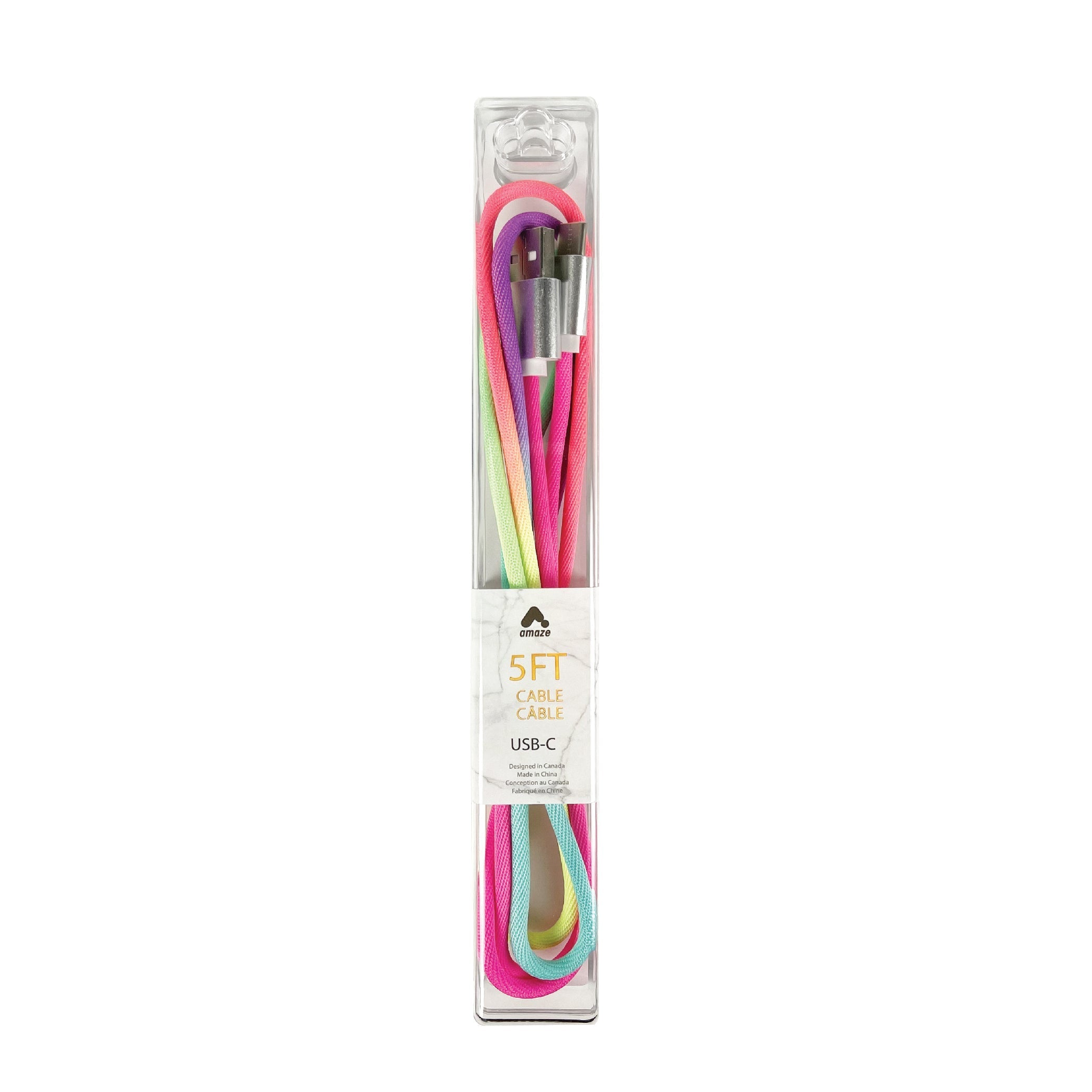 Amaze 5FT Rainbow Charging Cable image 0