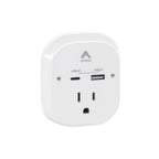 Amaze Dual Port USB Wall Charger with Phone Holder image 0