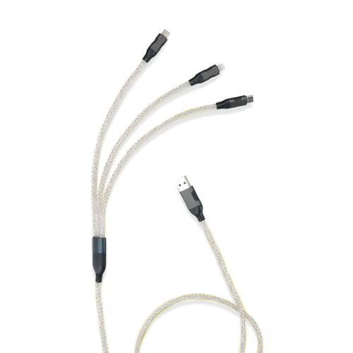 Amaze 4FT 3 in 1 LED Light Up Cable (RGB Light) image 0