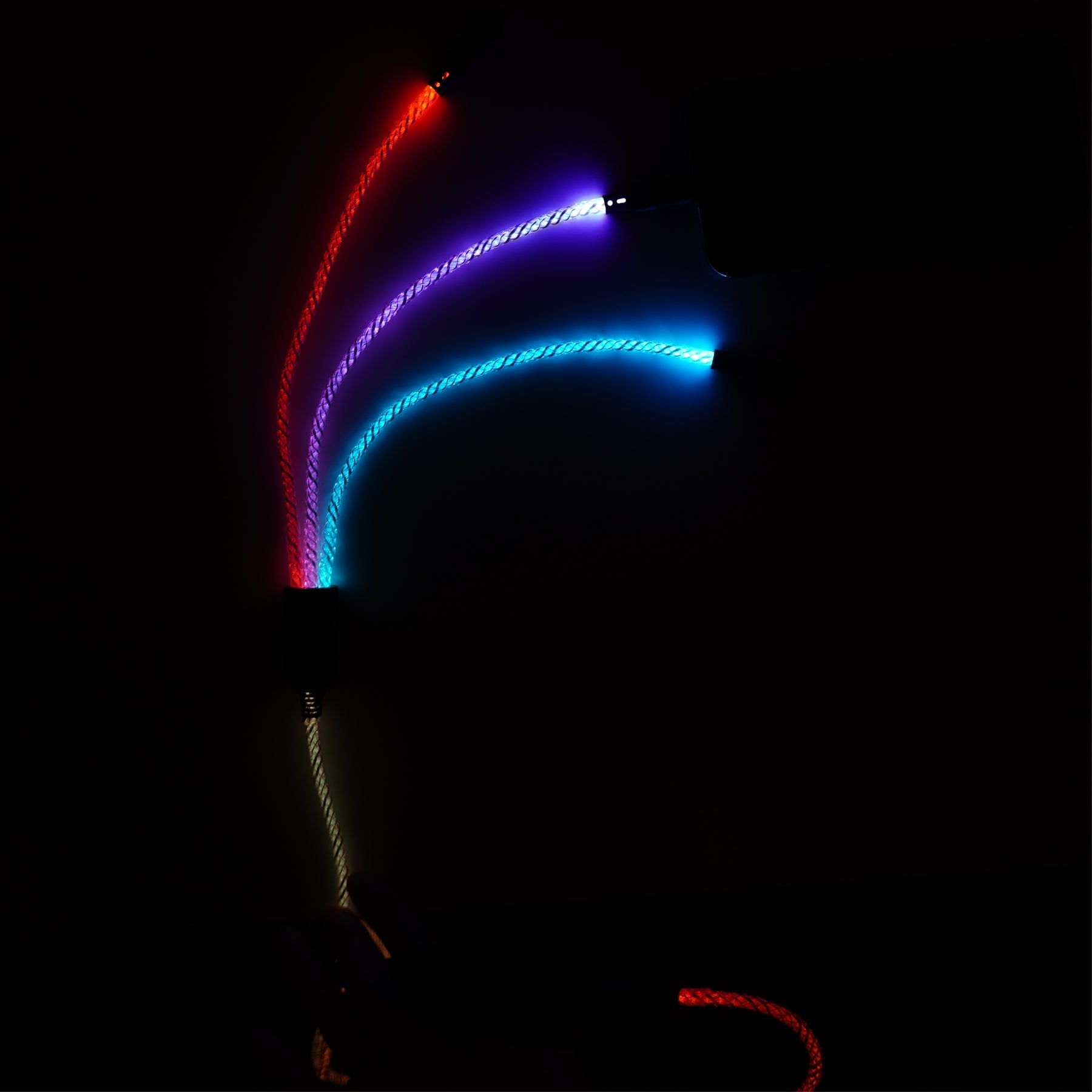 Amaze 4FT 3 in 1 LED Light Up Cable (RGB Light) image 2