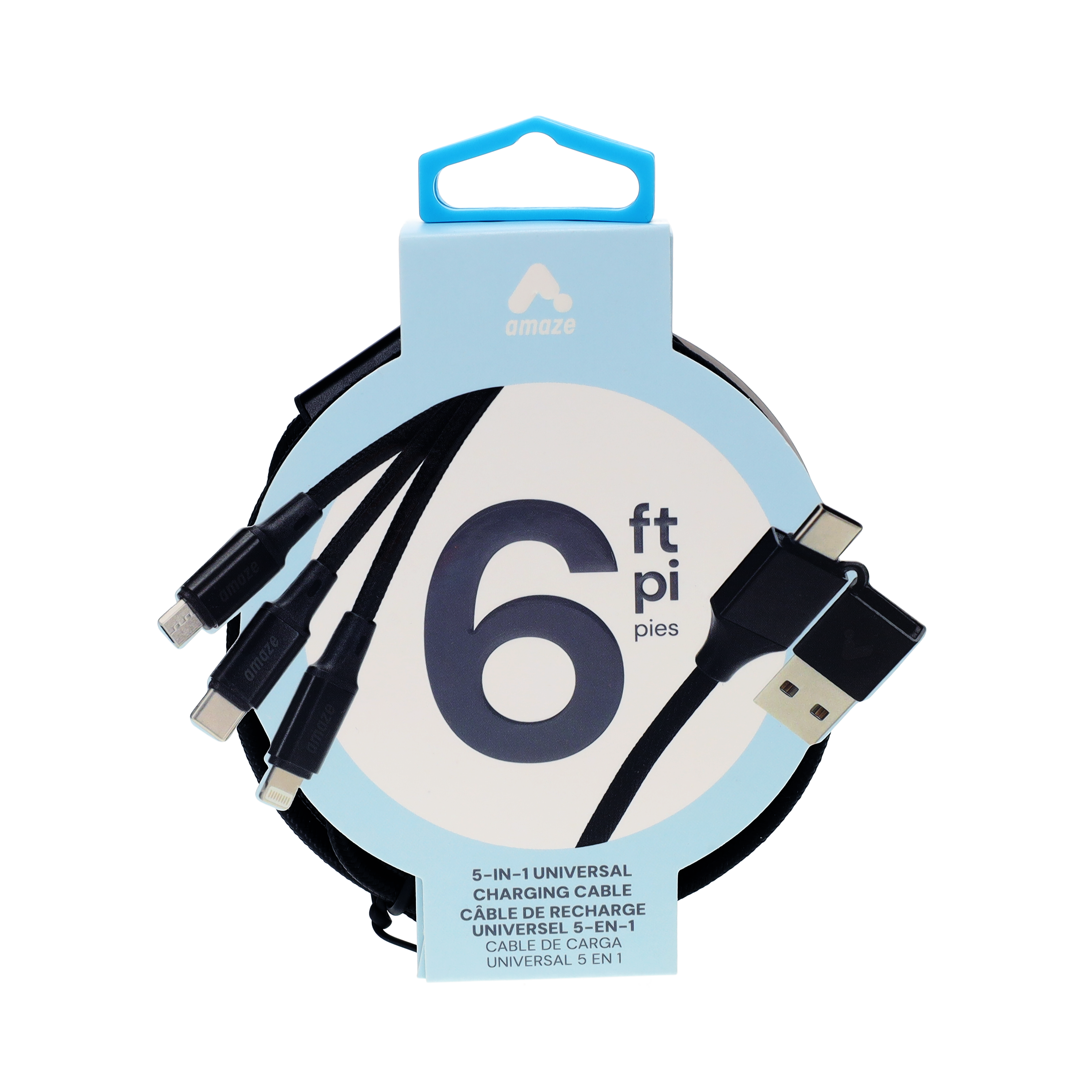 6 ft 5-in-1 Universal Charging Cable
