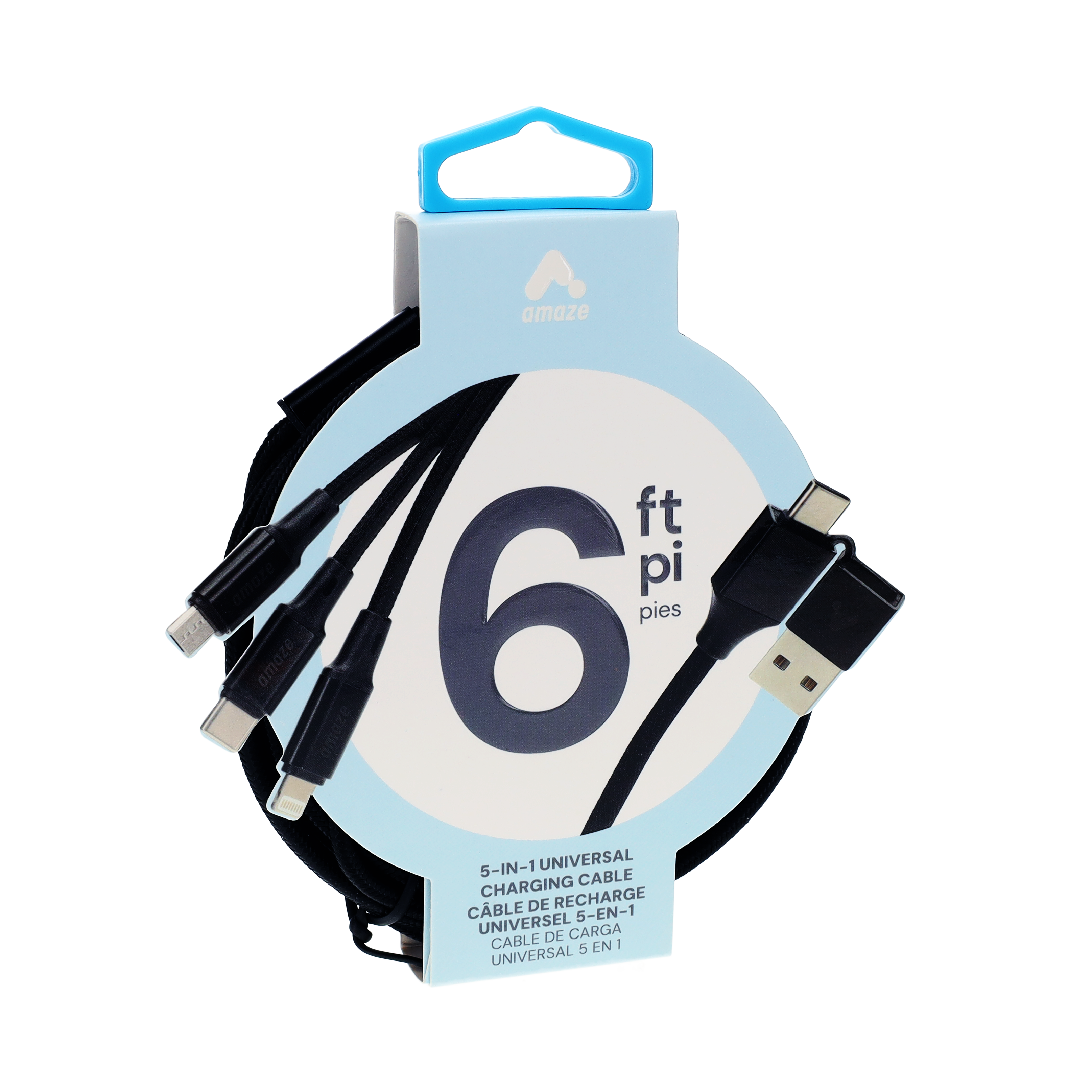 6 ft 5-in-1 Universal Charging Cable