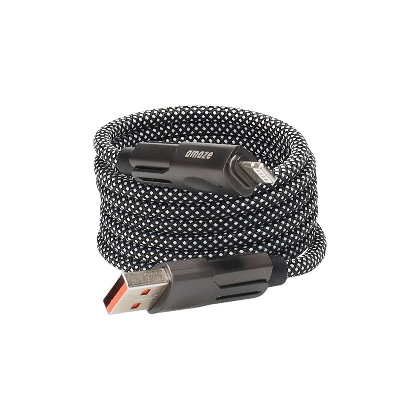 4-in-1 Magnetic Coiled Cable