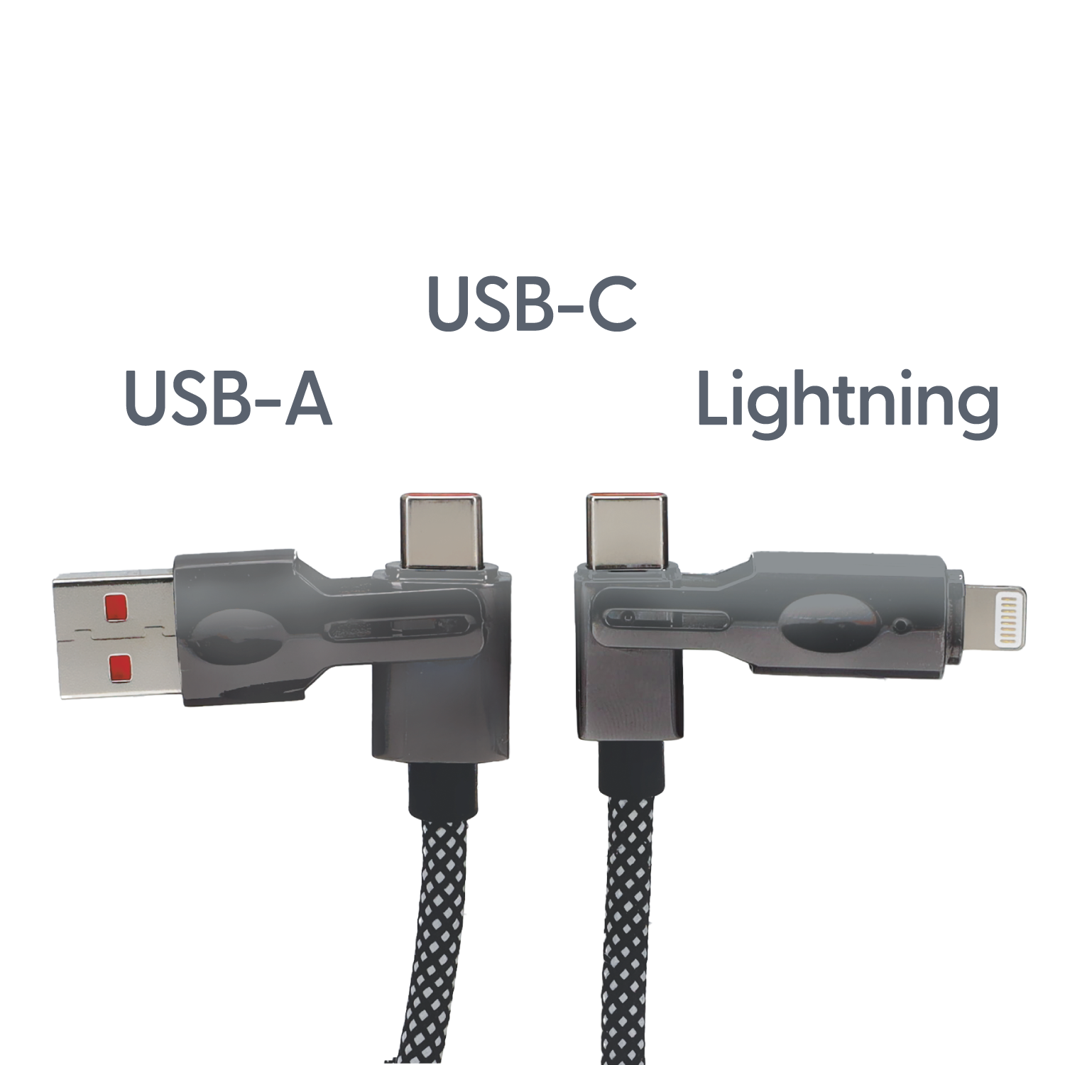 4-in-1 Magnetic Coiled Cable