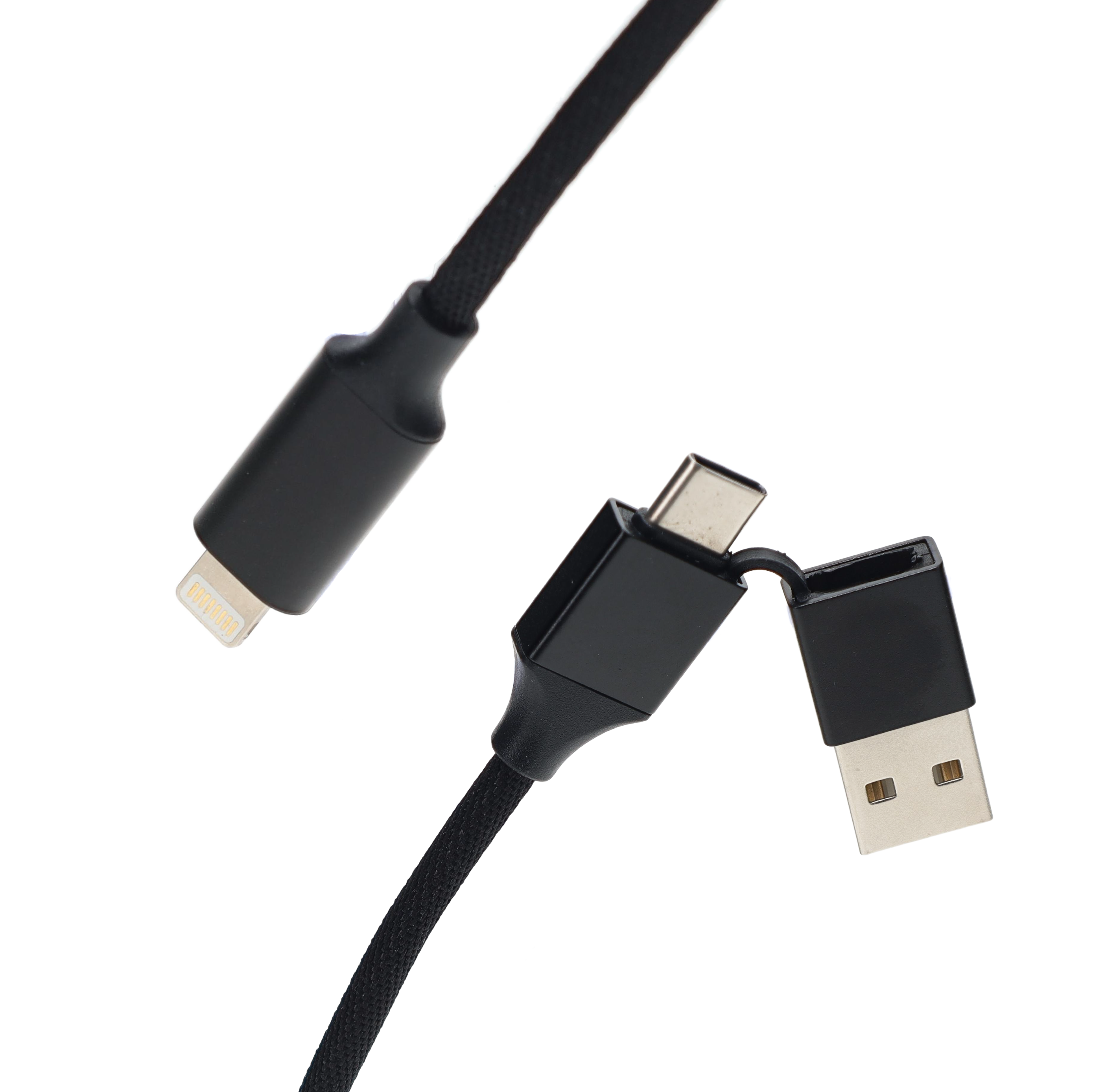 5 ft Dual Connector (Lightning to USB-A/C) High-Speed Charging Cable