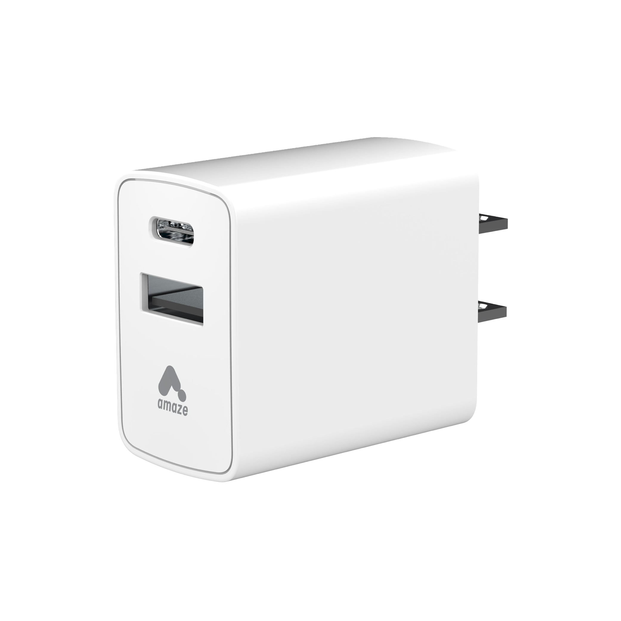Dual Port PD Wall Charger - USB-A & USB-C