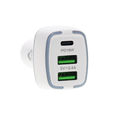 18W 3 Port Car Charger