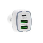 18W 3 Port Car Charger