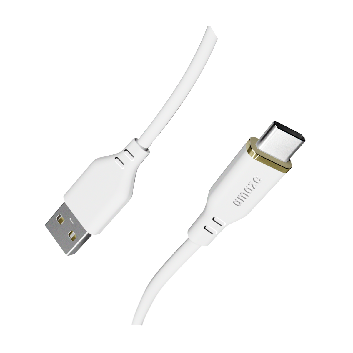 Amaze 4FT USB-C to USB-A White Cable