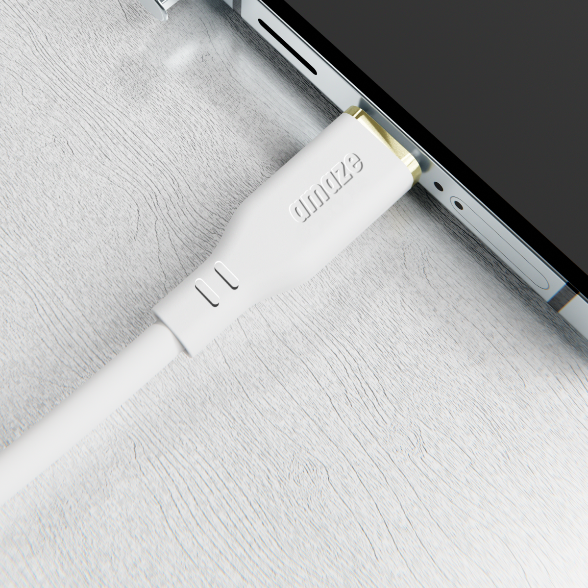 Amaze 4FT USB-C to USB-C White Cable