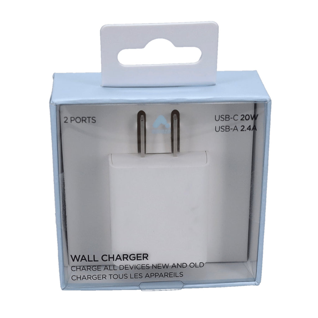 Amaze Dual Port PD Wall Charger - USB-A & USB-C image 2