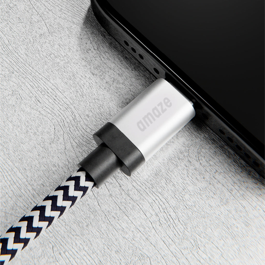 AMAZE 10FT USB-C TO USB-C Premium Braided Cable image 1