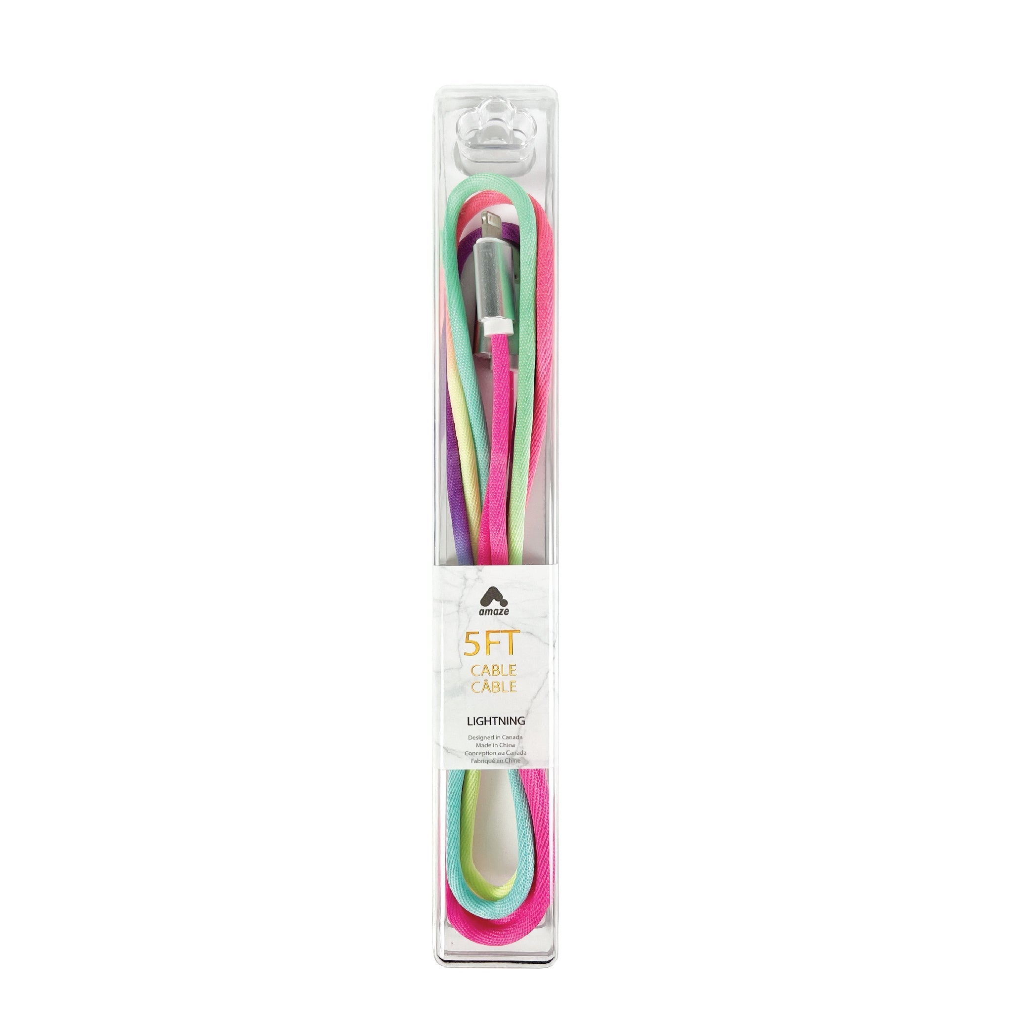 Amaze 5FT Rainbow Charging Cable image 1