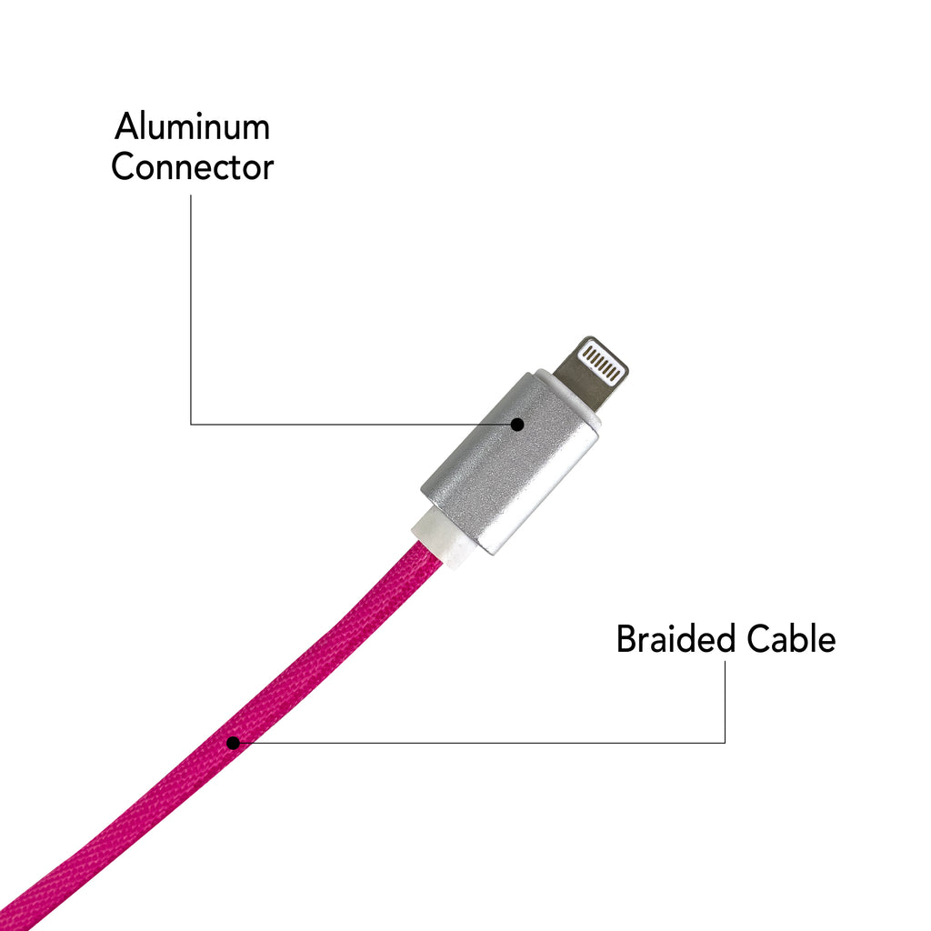 5 FT. Rainbow Charging Cable - Lightning & USB-C